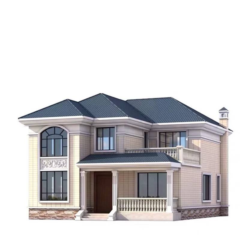 石家莊藁城 裝配式鋼結構自保溫節能別墅，引領農村住房新潮流